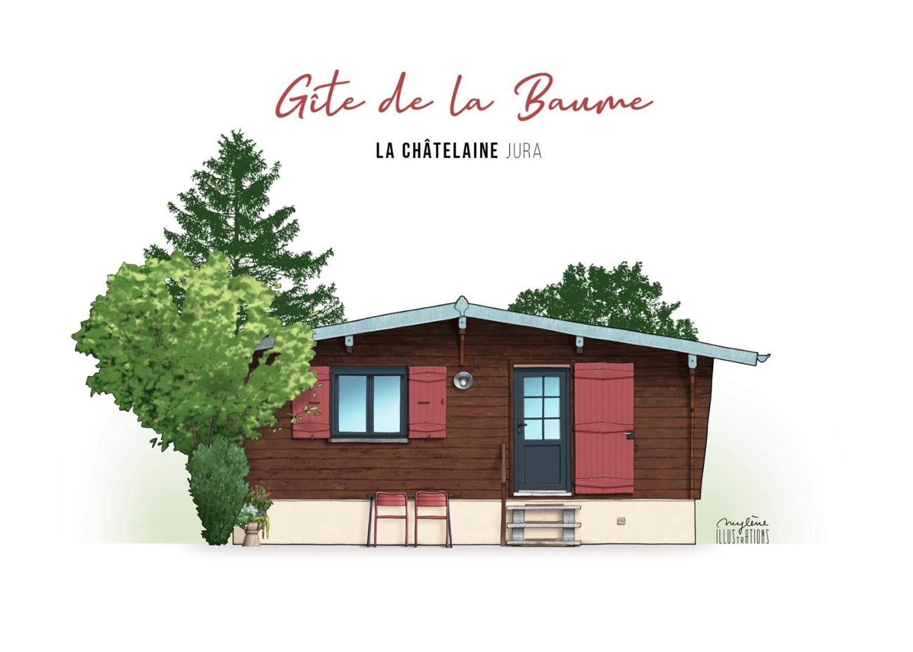 Chalet De La Baume La Chatelaine Bagian luar foto
